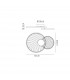 Collage 2 Ring Ceiling 30W LED 3000K 2250lm Black 3yrs Warranty-8