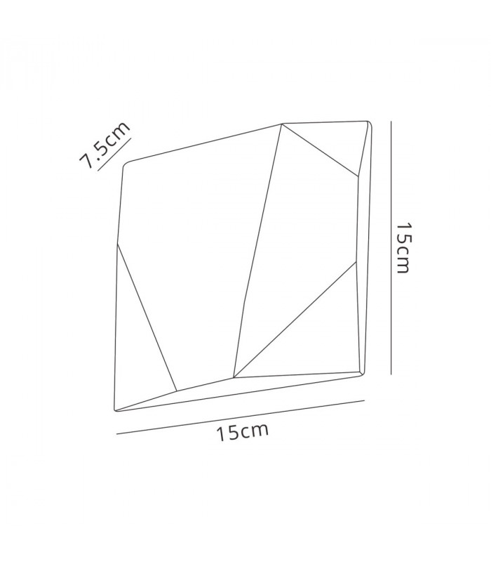 Cook Wall Light 10W LED 3000K 780lm White 3yrs Warranty-5