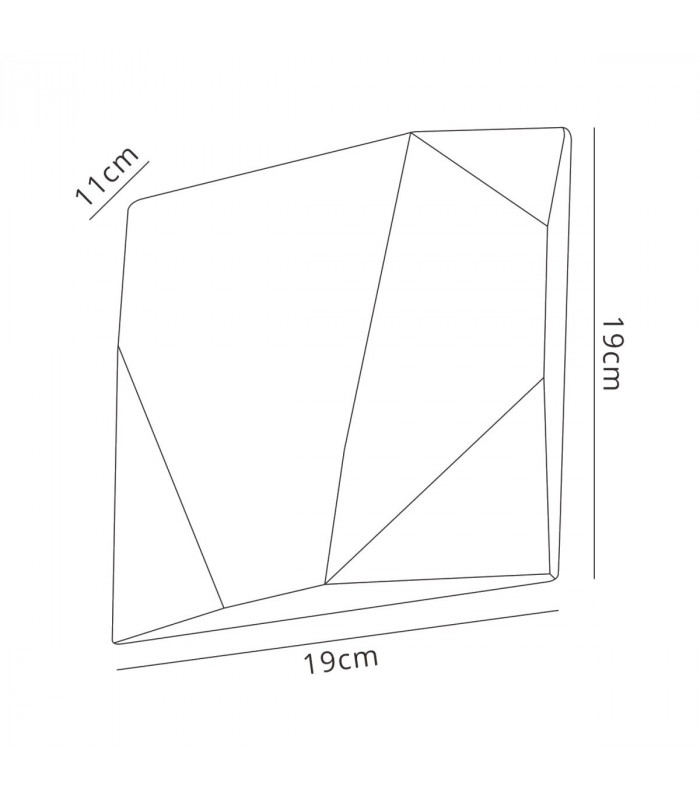 Cook Wall Light 12.5W LED 3000K 975lm White 3yrs Warranty-6