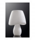 Cool Table Lamp 2 Light E27 In Line Switch Indoor, Opal White