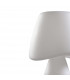 Cool Table Lamp 2 Light E27 In Line Switch Indoor, Opal White