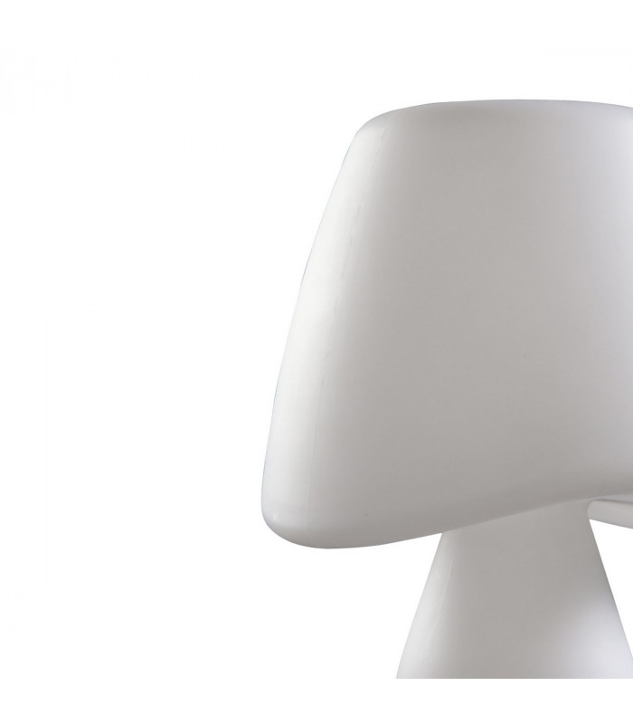 Cool Table Lamp 2 Light E27 In Line Switch Indoor, Opal White