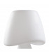 Cool Table Lamp 2 Light E27 In Line Switch Indoor, Opal White