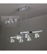 Cuadrax Rectangular Telescopic Convertible To Semi Flush 6 Light G9 Polished Chrome-2
