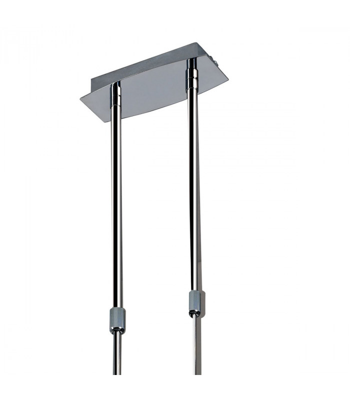 Cuadrax Rectangular Telescopic Convertible To Semi Flush 6 Light G9 Polished Chrome-3