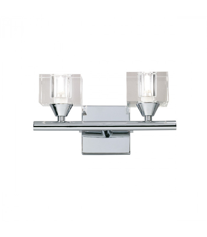 (0004 030) Cuadrax Wall Lamp Switched 2 Light G9 Polished Chrome-1