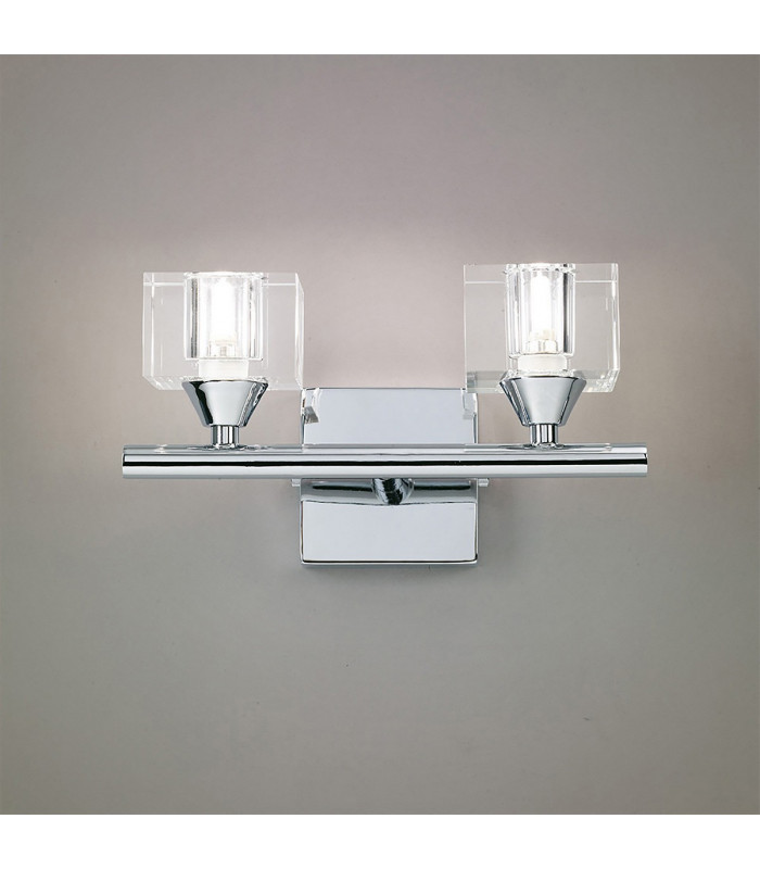 (0004 030) Cuadrax Wall Lamp Switched 2 Light G9 Polished Chrome-2