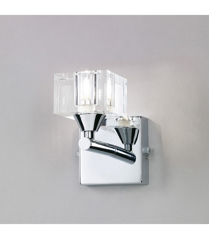 Cuadrax Wall Lamp 1 Light G9 Polished Chrome-2