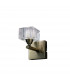 Cuadrax Wall 1 Light G9 Antique Brass-1