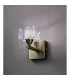 Cuadrax Wall 1 Light G9 Antique Brass-2