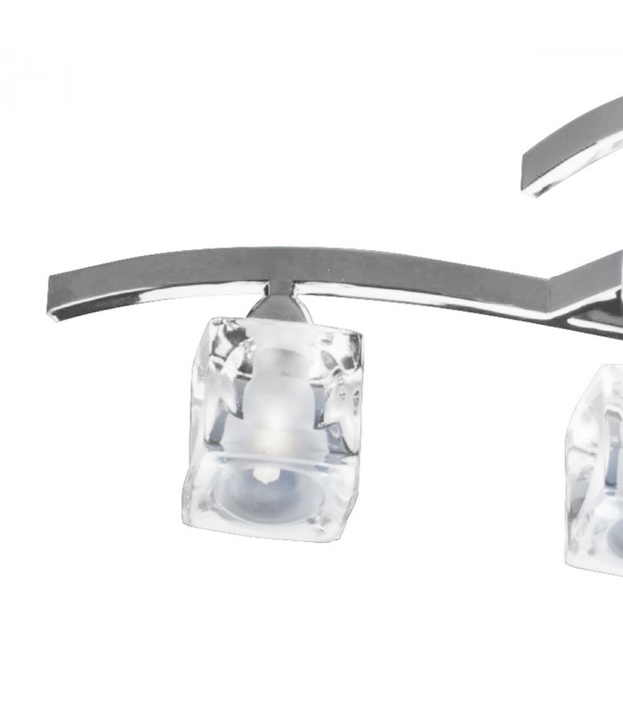 Cuadrax Rectangular Telescopic 6 Light G9 Satin Nickel-5