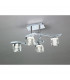 Cuadrax Square Semi Flush 4 Light G9 Polished Chrome-2