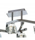 Cuadrax Square Semi Flush 4 Light G9 Polished Chrome-4
