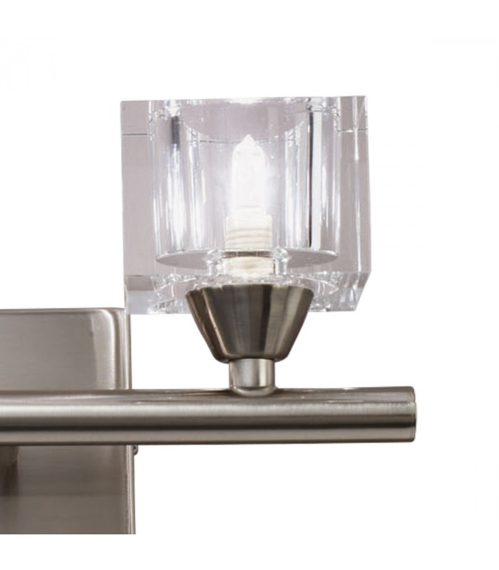 Cuadrax Wall Lamp 2 Light G9 Satin Nickel-4