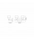 Cuadrax Wall Lamp 2 Light G9 Satin Nickel-5