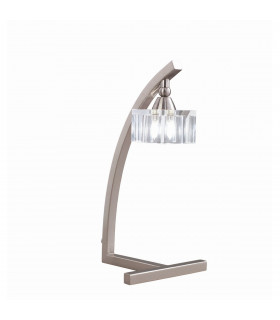 Cuadrax Table Lamp 1 Light G9 Satin Nickel-1