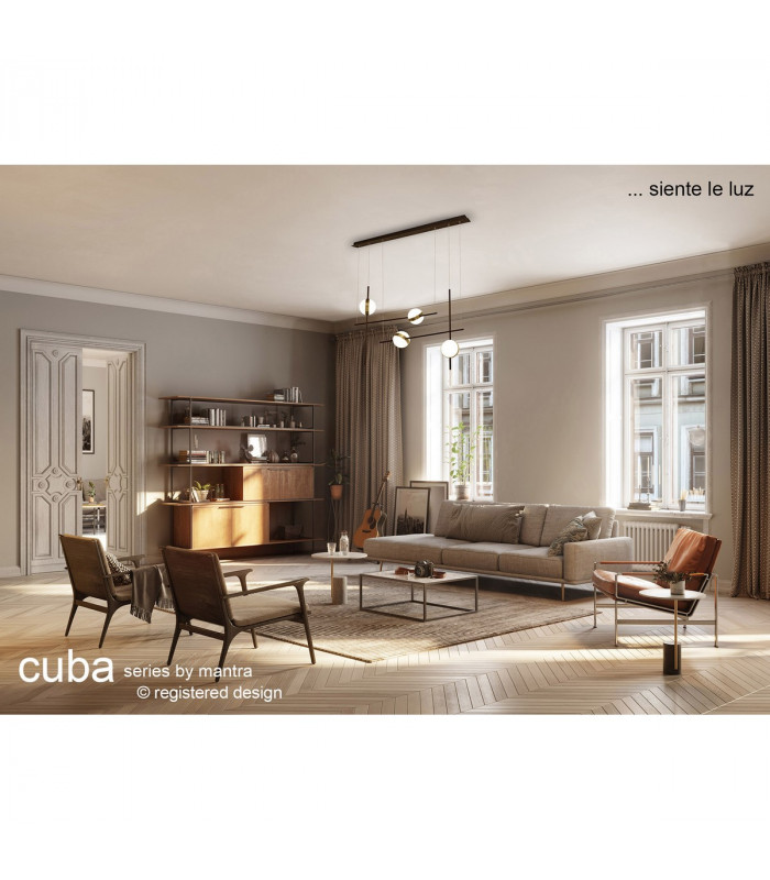Cuba Wall Lamp 8W LED 3000K 600lm Gold/Black 3yrs Warranty-3