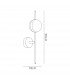 Cuba Wall Lamp 8W LED 3000K 600lm Gold/Black 3yrs Warranty-9
