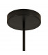 Cuba Ceiling 4 Light, 32W LED, 3000K, 2400lm, Gold/Black, 3yrs Warranty