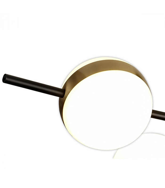 Cuba Ceiling 4 Light, 32W LED, 3000K, 2400lm, Gold/Black, 3yrs Warranty