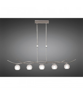 Dali Telescopic Pendant Line 5 Light G9 Polished Chrome-2