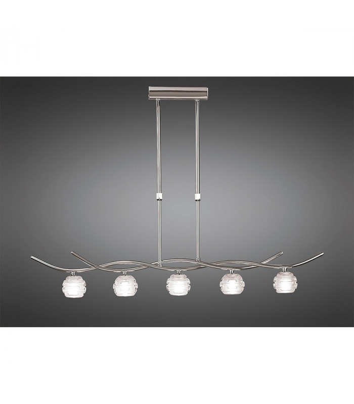 Dali Telescopic Pendant Line 5 Light G9 Polished Chrome-2
