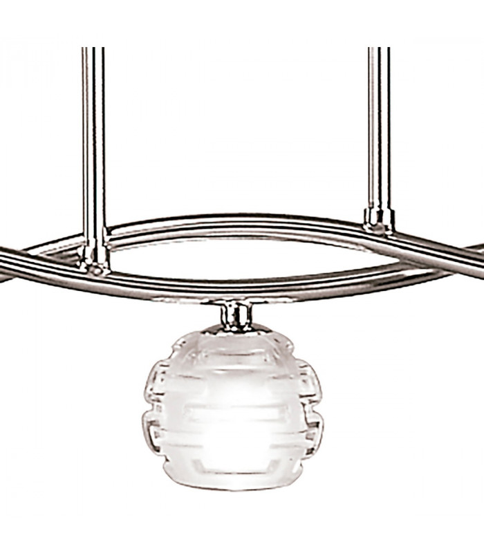 Dali Telescopic Pendant Line 5 Light G9 Polished Chrome-5