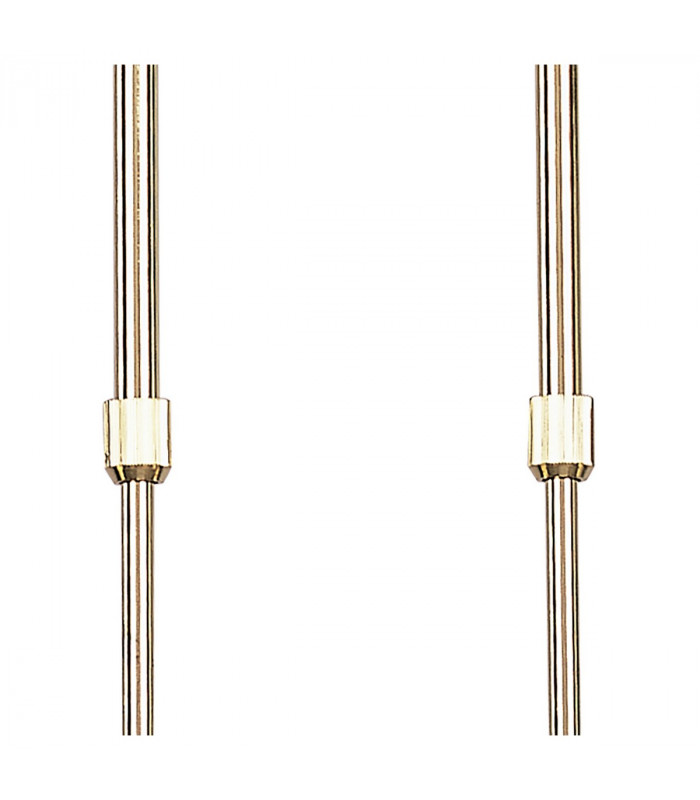 Dali Telescopic Linear Pendant Line 4 Light G9 Polished Brass-4