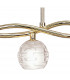 Dali Telescopic Linear Pendant Line 4 Light G9 Polished Brass-7
