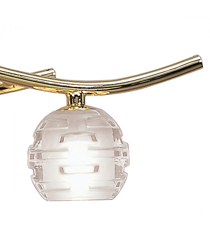 Dali Telescopic Linear Pendant Line 4 Light G9 Polished Brass-8