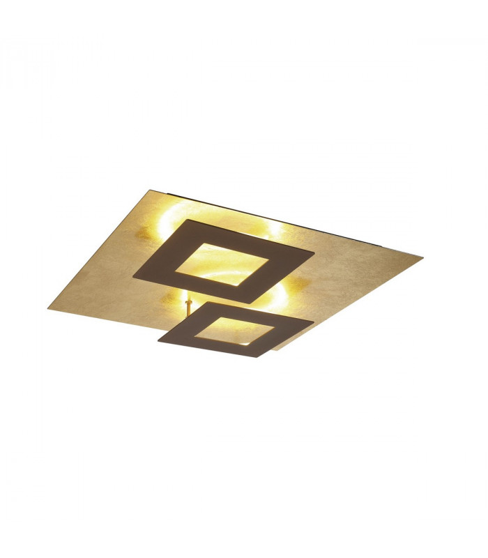 Dalia 50cm Ceiling 48W LED 3000K 3360lm Gold/Rust Brown 3yrs Warranty-2