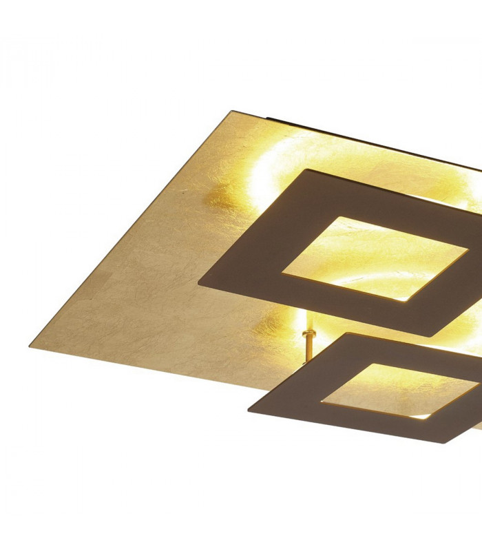 Dalia 50cm Ceiling 48W LED 3000K 3360lm Gold/Rust Brown 3yrs Warranty-5