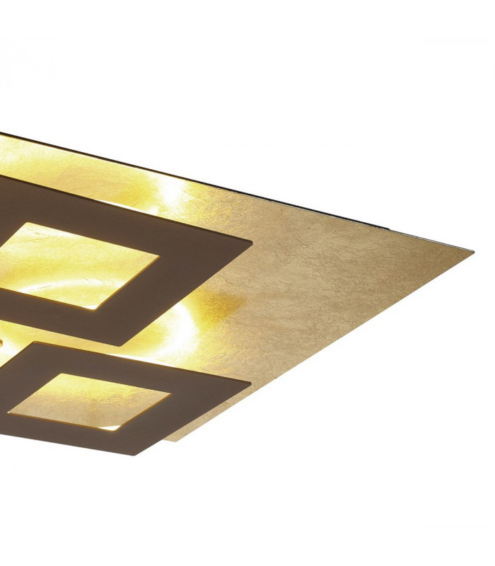 Dalia 50cm Ceiling 48W LED 3000K 3360lm Gold/Rust Brown 3yrs Warranty-6
