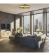 Dalia 50cm Ceiling 48W LED 3000K 3360lm Gold/Black 3yrs Warranty-3