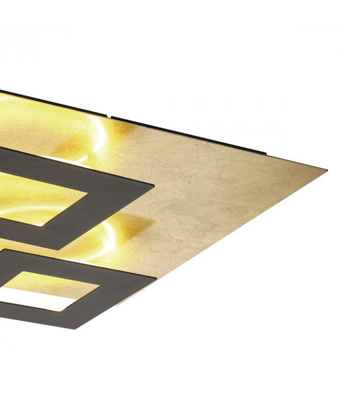 Dalia 50cm Ceiling 48W LED 3000K 3360lm Gold/Black 3yrs Warranty-5
