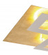 Dalia 50cm Ceiling 48W LED 3000K 3360lm Gold/White 3yrs Warranty-5