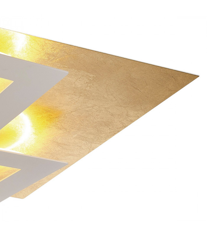 Dalia 50cm Ceiling 48W LED 3000K 3360lm Gold/White 3yrs Warranty-7