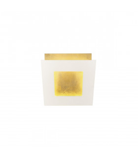Dalia 14cm Wall Lamp 12W LED 3000K 840lm Gold/White 3yrs Warranty-1