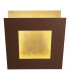 Dalia 40cm Wall Lamp 40W LED 3000K 2800lm Gold/Rust Brown 3yrs Warranty-1