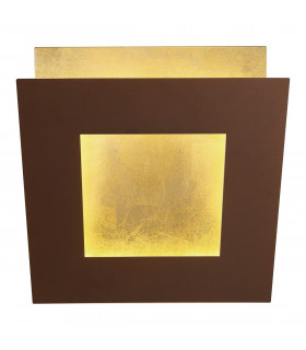 Dalia 40cm Wall Lamp 40W LED 3000K 2800lm Gold/Rust Brown 3yrs Warranty-1