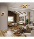 Dalia 40cm Wall Lamp 40W LED 3000K 2800lm Gold/Rust Brown 3yrs Warranty-4
