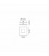Dalia 14cm Wall Lamp 12W LED 3000K 840lm White 3yrs Warranty-5