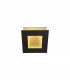 Dalia 14cm Wall Lamp 12W LED 3000K 840lm Gold/Black 3yrs Warranty-2