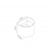 Davos Round Wall Lamp, 2 x 6W LED, 4000K, 1100lm, IP54, Sand White, 3yrs Warranty
