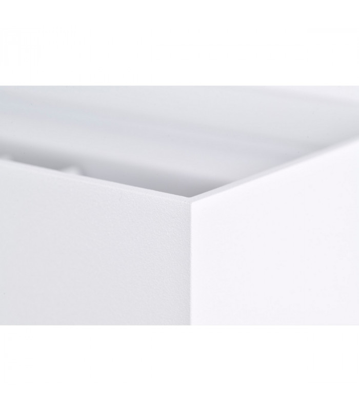 Davos Rectangle Wall Lamp, 4 x 6W LED, 3000K, 2200lm, IP54, White, 3yrs Warranty