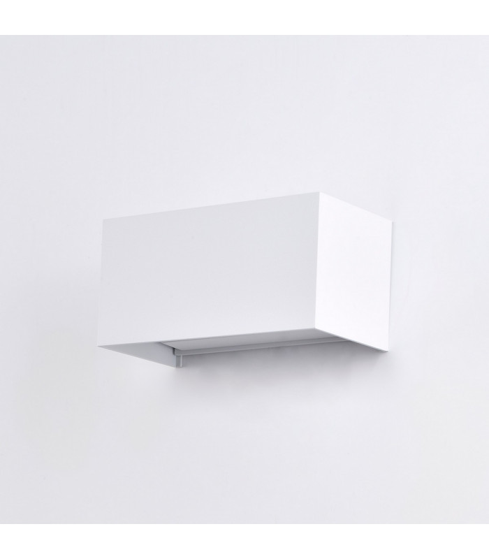 Davos Rectangle Wall Lamp, 4 x 6W LED, 3000K, 2200lm, IP54, White, 3yrs Warranty