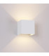 Davos Rectangle Wall Lamp, 4 x 6W LED, 4000K, 2200lm, IP54, Rust Brown, 3yrs Warranty