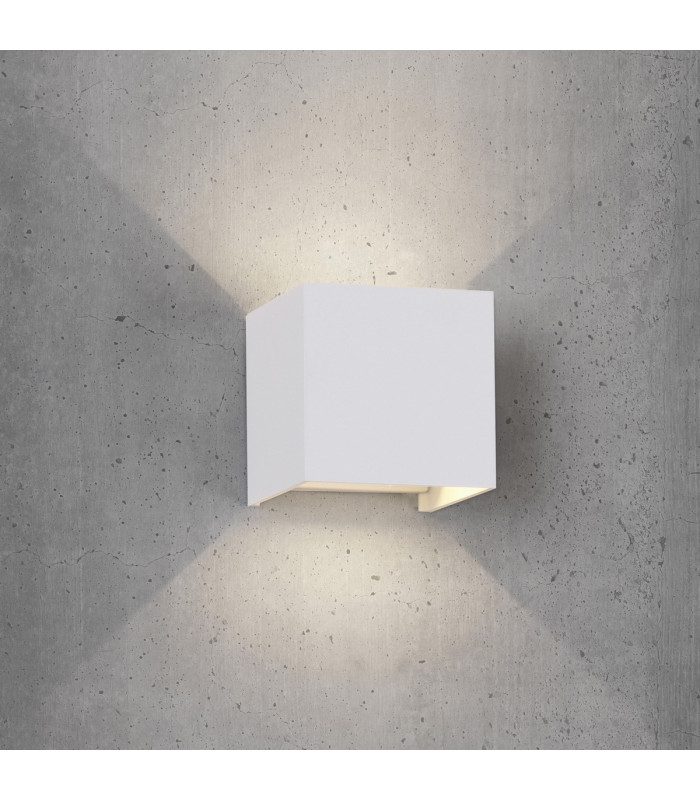 Davos Rectangle Wall Lamp, 4 x 6W LED, 4000K, 2200lm, IP54, Rust Brown, 3yrs Warranty