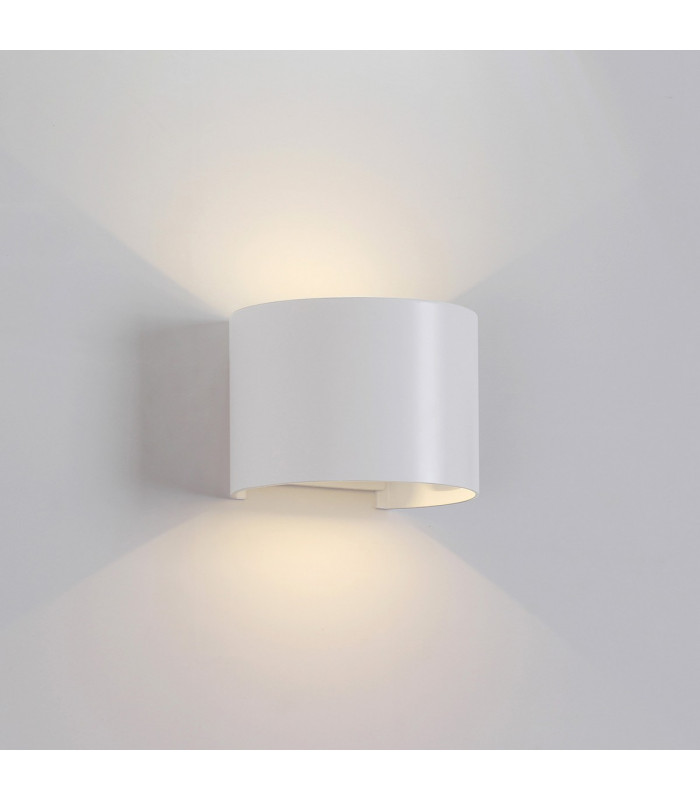 Davos Rectangle Wall Lamp, 4 x 6W LED, 4000K, 2200lm, IP54, Rust Brown, 3yrs Warranty