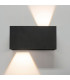 Davos Rectangle Wall Lamp, 4 x 6W LED, 4000K, 2200lm, IP54, Rust Brown, 3yrs Warranty